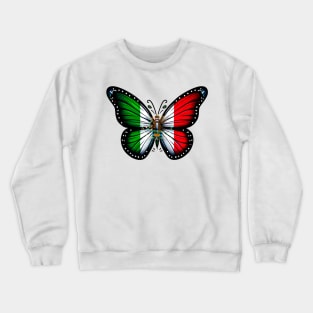 Mexican Independence Day Butterfly Mexico Women Girls Kids Crewneck Sweatshirt